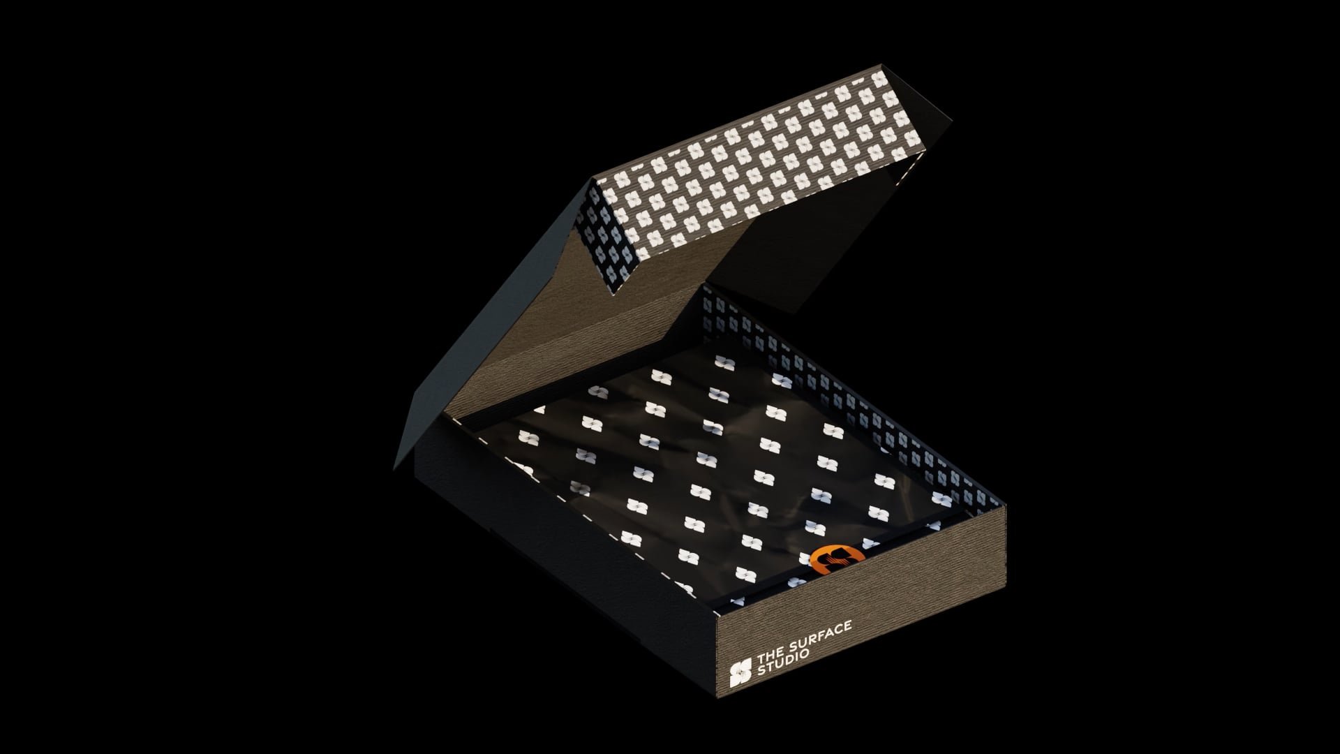 Product box open displaying inner packaging